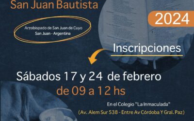 Abren las inscripciones a los cursos de Catequista Diocesano