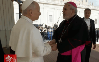 JUBILEO DE LA EDUCACIÓN EN ROMA: Contingente de la Vicaría de Educación junto a monseñor Gustavo Larrazábal