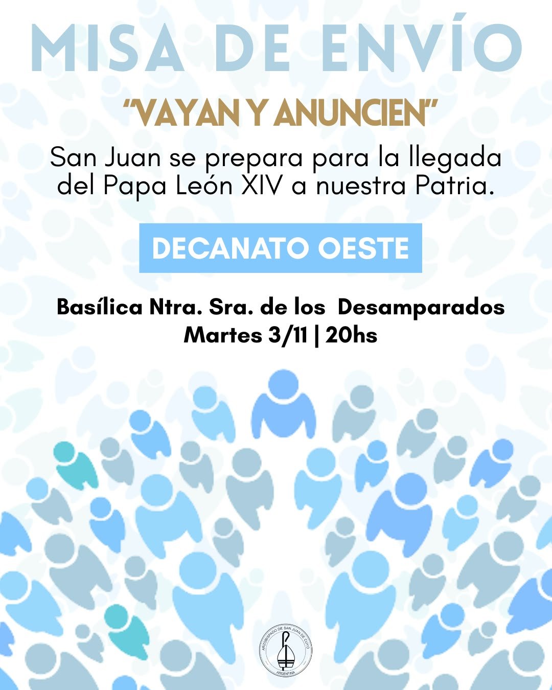 Misa de envío del Decanato Oeste