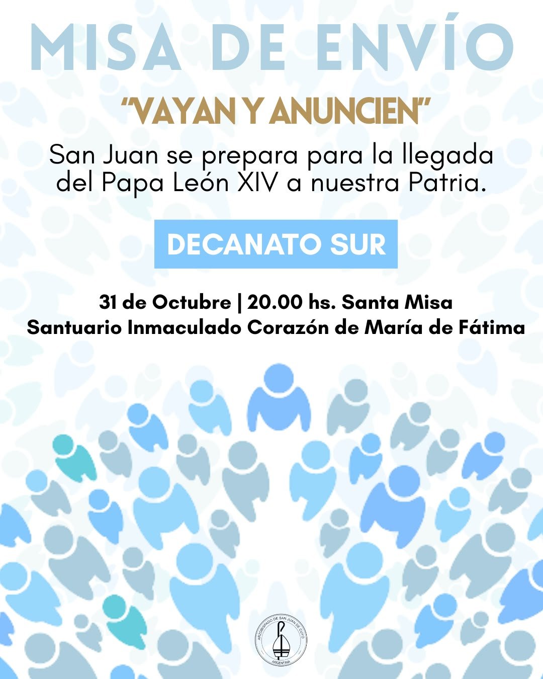Misa de envío del Decanato Sur